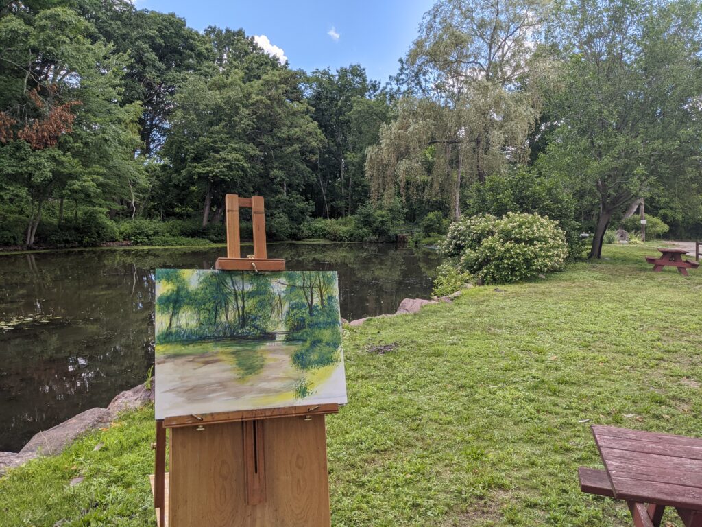 Bungay River Plein Air Watercolor